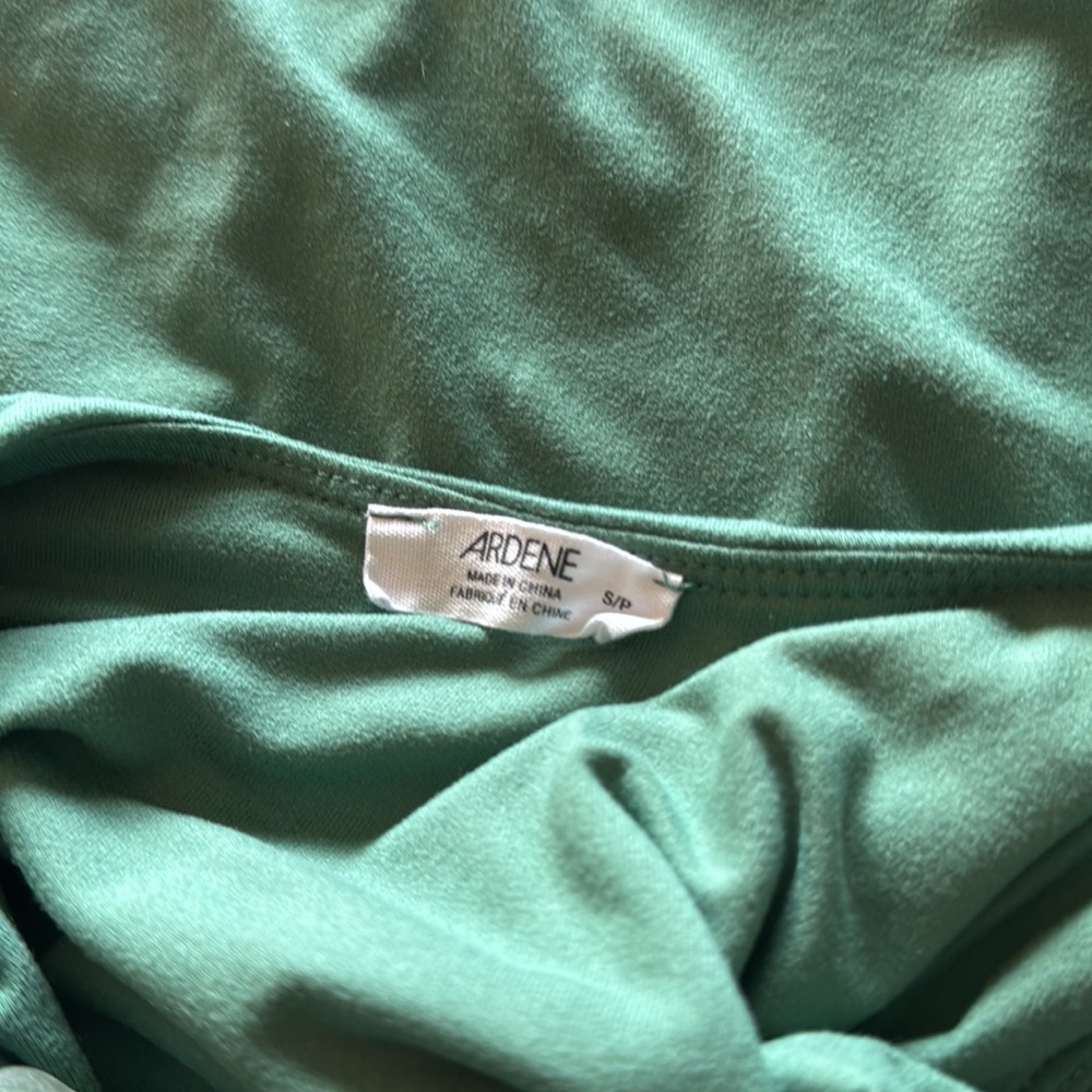 Ardene teal midi wrap dress - Picture 7 of 7